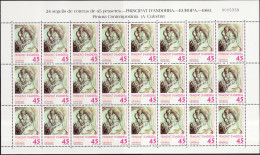 Andorre Espagnol - Andorra Bloc Feuillet 1993 Y&T N°F222 à F223 - Michel N°KB232 à KB233 *** - EUROPA - Nuevos