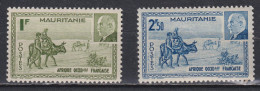 Timbres Neufs**  De Mauritanie De 1941 N° 123 Et 124 MNH Pétain - Neufs