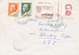 Yugoslavia Cover Sent To Germany Maribor 30-5-1969 - Brieven En Documenten