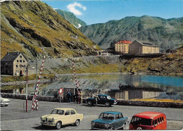 CPSM. SUISSE. HOSPICE DU GRAND SAINT BERNARD. LA DOUANE. VOITURES ANCIENNES. - Bourg-Saint-Pierre 