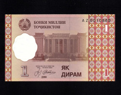 TAJIKISTAN P-10r  1 DIRAM  1999  -AZ-  REPLACEMENT  UNC  NEUF  SIN CIRCULAR - Tadschikistan