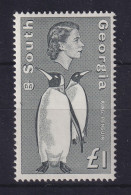 Süd-Georgien 1969 Königspinguine Mi.-Nr 24 Postfrisch ** - Zuid-Georgia
