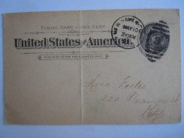 USA Oct 1897 Scott UX12 Postal Card New Haven, Conn Entier Ganzsache - ...-1900