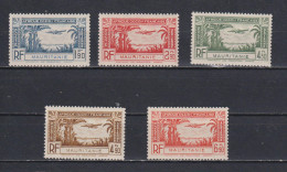 Timbres Neufs**  De Mauritanie De 1940 N° PA 1 à 5 MNH Voir Détail - Neufs