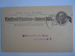 USA Apr 1896 Scott UX12 Postal Card Bozeman, Mont To Helena, Mont Entier Ganzsache - ...-1900