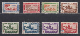 Timbres Neufs*  De Mauritanie De 1942 N° PA 10 à 17 MNH Et MH Voir Détail - Neufs