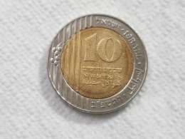 Israel-10 SHEKEL-Cooper Nickel Around-middle Copper-(2021)-(231)-(?)-(תשפ"ב)-good Coins - Israel