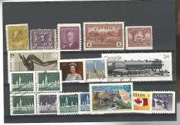 54486 ) Collection Canada  King  Queen Postage Due Block  - Collezioni