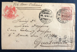 Mexique, Entier-lettre TAD SUCURSAL B / MEXICO DT 18.7.1898 - (N011) - Mexique