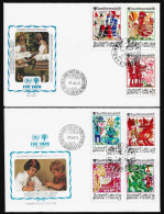 HUNGARY FDC COVER - 1979 International Year Of The Child SET ON 2 FDCs (FDC79#05) - Briefe U. Dokumente