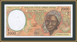 Central Africa (F - CAR) 2000 Francs 1999 P-303 (303Ff) UNC - Central African Republic
