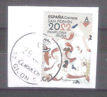 España 2022-1 Sello Usado - Fiestas Populares De San Fermín En Pamplona- Espagne-Spain-Spanje-Spagna - Used Stamps