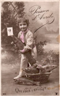 CPA 1 Euro- 1er Avril -(7) -Poisson- Enfant - April Fool's Day