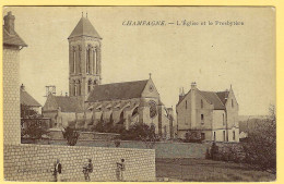 95 - CHAMPAGNE +++ L'Eglise Et Le Presbytère +++ - Champagne Sur Oise