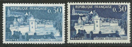 France N°1333  Vannes  Bleu Clair  Neuf  ( * ) B/TB  Timbre Type Sur Les Scans Pour Comparer Soldé ! ! ! - Neufs