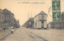 CPA  59 VIEUX CONDE LA RUE GAMBETTA VERS CONDE - Vieux Conde