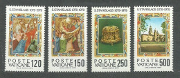 Vatican, 1979 (#738-41a), St. Stanislav, Martyr, Bishop Of Cracow, Pope John Paul II Visit To Poland, Cathedral, Archite - Théologiens