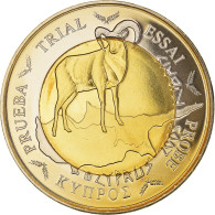 Chypre, 2 Euro, 2003, Unofficial Private Coin, FDC, Cuivre Plaqué Acier - Privatentwürfe