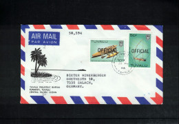 Tuvalu 1986 Interesting Airmail Letter - Tuvalu