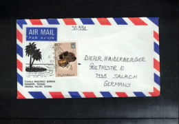 Tuvalu 1987 Interesting Airmail Letter - Tuvalu