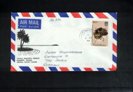 Tuvalu 1988 Interesting Airmail Letter - Tuvalu