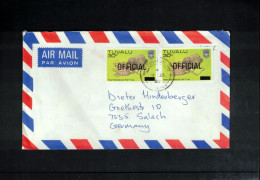 Tuvalu 1985 Interesting Airmail Letter - Tuvalu