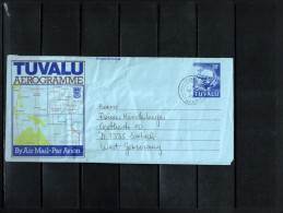 Tuvalu 1985 Interesting Aerogramme - Tuvalu