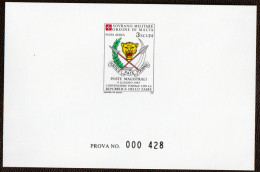SMOM PROVE 1988 Unif.A35 Perfetta/VF - Malta (Orden Von)