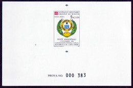SMOM PROVE 1987 Unif.A28 Perfetta/VF - Malta (Orde Van)