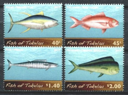 (160) Tokelau  Fish / Poissons / Fische / Vissen  ** / Mnh  Michel 428-431 - Tokelau