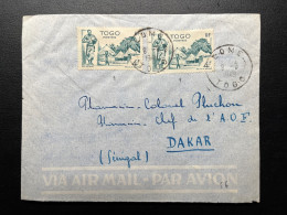 ENVELOPPE TOGO / LOME POUR DAKAR SENEGAL / 1949 - Cartas & Documentos
