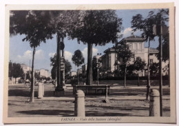 EMILIA ROMAGNA RAVENNA FAENZA VIALE DELLA STAZIONE Formato GRANDE VIAGGIATA 1970 Condizioni BUONE - Faenza