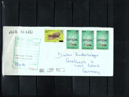 Tuvalu 1984 Interesting Airmail Letter - Tuvalu