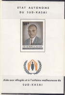 KONGO  SUD-KASAI  Block 1, Postfrisch **, Albert D. Kalonji, Weltflüchtlingsjahr, 1961 - Ungebraucht