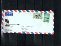 Tuvalu 1989 Interesting Airmail Letter - Tuvalu