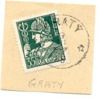 Rs229:N°340 Op Fragm:sterstempel:*GRATY* - 1932 Cérès Et Mercure