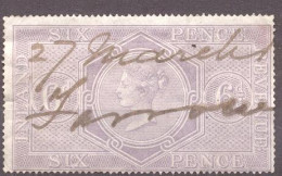 Fz106: INLAND REVENUE: # L117: Anchor 18mm - Revenue Stamps