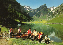 CPM - K - SUISSE - APPENZELL RHODES INTERIEURES - SEEALPSEE MIT ROSSMAD - ALTMANN UND SANTIS - Appenzell