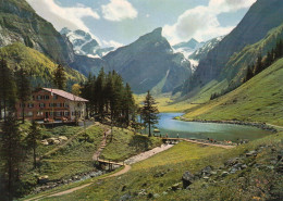 CPM - K - SUISSE - APPENZELL RHODES INTERIEURES - BERGGASTHAUS SEEALPSEE MIT ALTMANN UND SANTIS - Appenzell