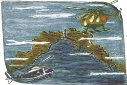 Genova 1997 Verso Il 2000 15. Manifestazione Filatelica Dispaccio Aereo A Mezzo Elicotteri G. Assereto - Helicópteros