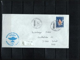 New Caledonia / Nouvelle Caledonie 1991 Interesting Registered Letter - Cartas & Documentos
