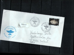 New Caledonia / Nouvelle Caledonie 1991 Interesting Registered Letter - Covers & Documents