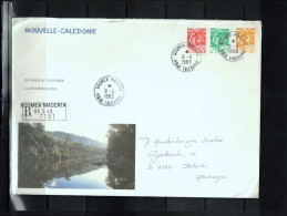 New Caledonia / Nouvelle Caledonie 1993 Interesting Registered Letter - Briefe U. Dokumente