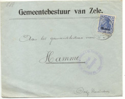 Fa69:BZ31Gemeentebestuur ZELE Naar HAMME - OC26/37 Territoire Des Etapes