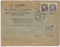 6Rm970: EXPRES / SPOEDBESTELLING 11 VII 1923 > Paris...omslag Iets Beschadigd.. - 1921-1925 Kleine Montenez