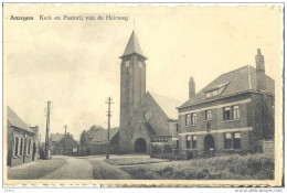 Op791: Anzegem : Kerk En Pastorij Van De Heirweg - Anzegem