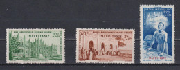 Timbres Neufs**  De Mauritanie De 1942 N° PA 6 7 Et 9 MNH Voir Detail - Neufs