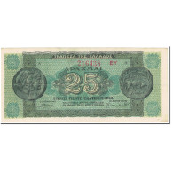 Billet, Grèce, 25,000,000 Drachmai, 1944, 1944-08-10, KM:130b, TTB - Grèce