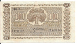 FINLANDE 10 MARKKAA 1939 XF P 70 - Finland