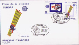 Andorre Espagnol - Andorra FDC1 1991 Y&T N°211 à 212 - Michel N°221 à 222 - EUROPA - Lettres & Documents